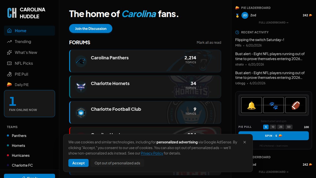https://www.carolinahuddle.com/opengraph.jpg