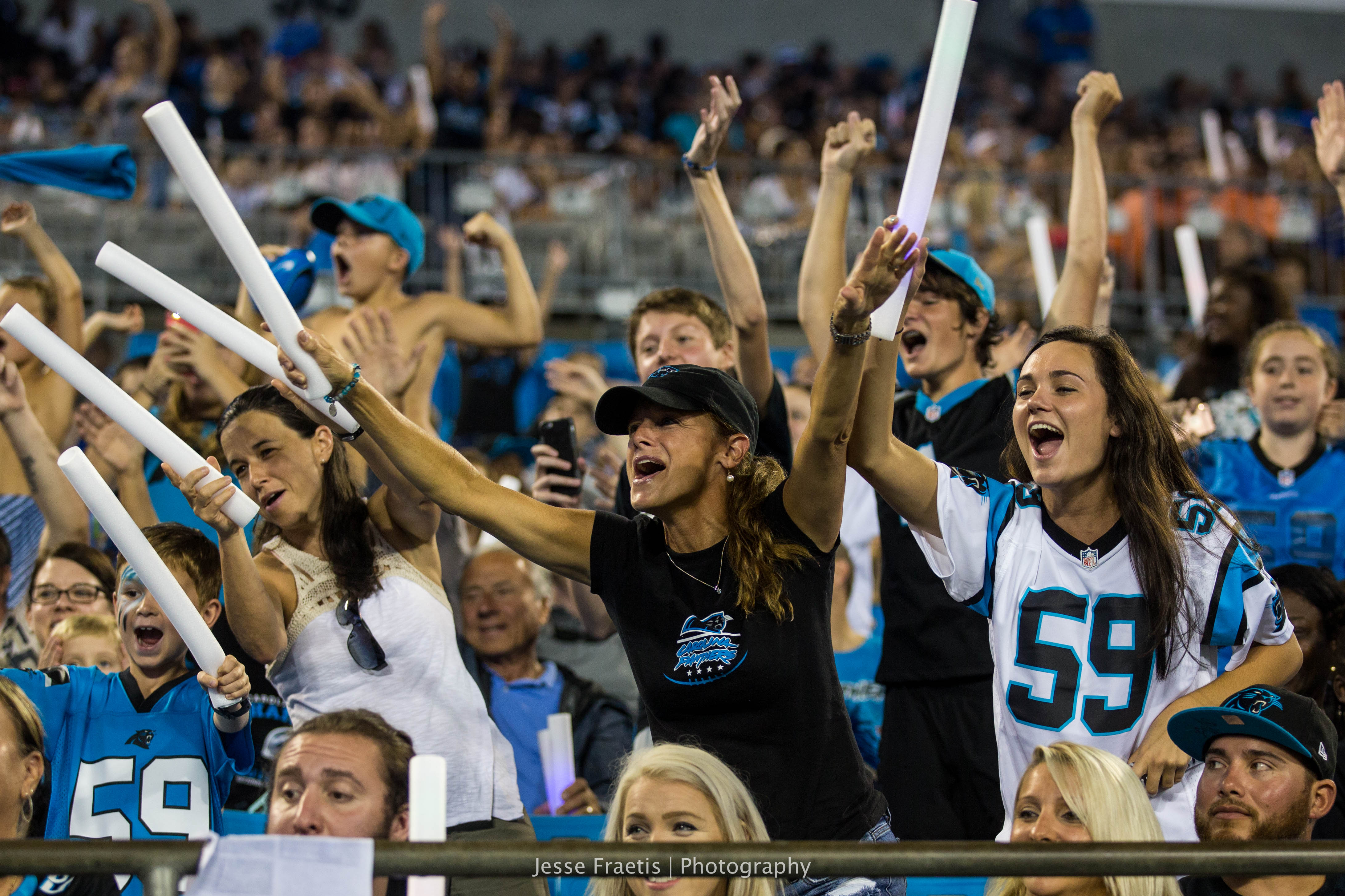 My Photos of Fan Fest Carolina Panthers Carolina Huddle